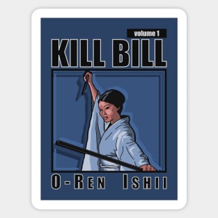 O-ren Ishii Panel (with Title) (Kill Bill) Sticker